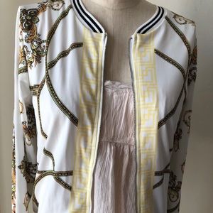 NWT JACKET WITH VERSACE LOOK